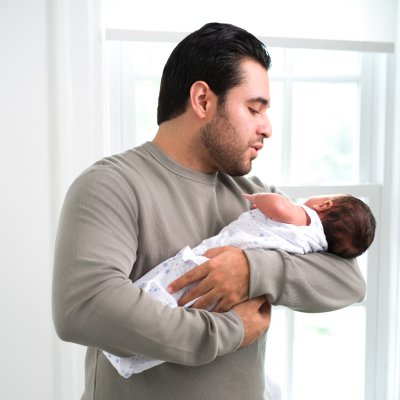 Lange d'emmaillotage 3 en 1 halo® sleepsack® 1,5tog 100% coton, midnight moons blue (0-3m)