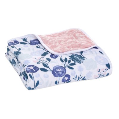 ADEN+ANAIS ESSENTIALS Couverture en mousseline de coton flowers bloom