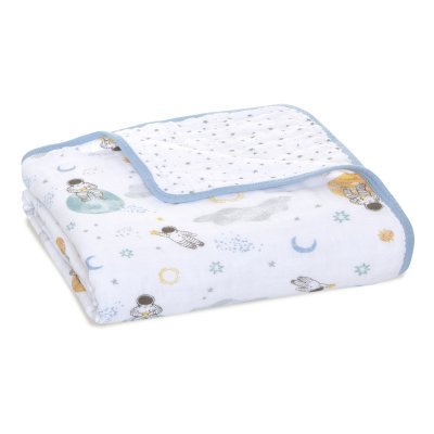 ADEN+ANAIS ESSENTIALS Couverture en mousseline de coton space explorers