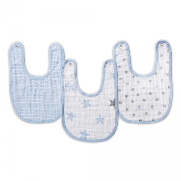 Lot de 3 bavoirs dapper