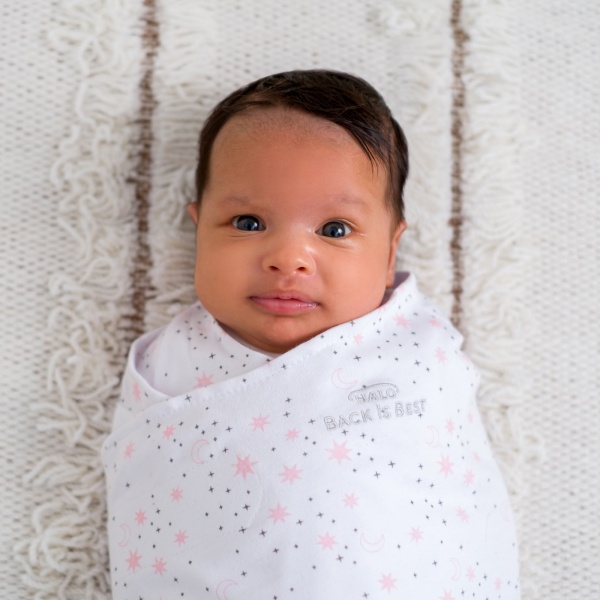 Gigoteuse d'emmaillotage été sleepsack 0-3 mois blanc Halo