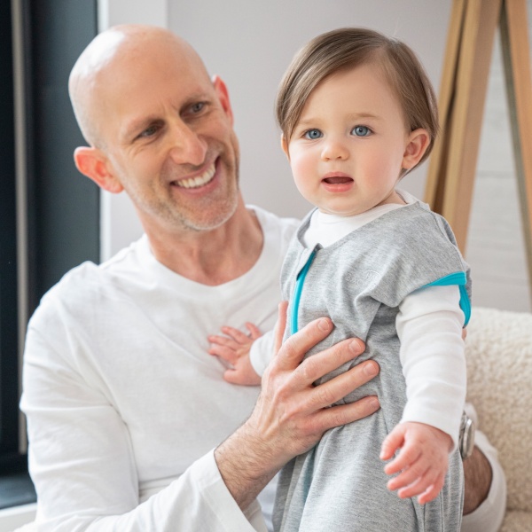 Gigoteuse été sleepsack ideal temp 18-36 mois heather grey Halo