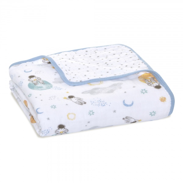 Couverture en mousseline de coton space explorers Aden+anais essentials