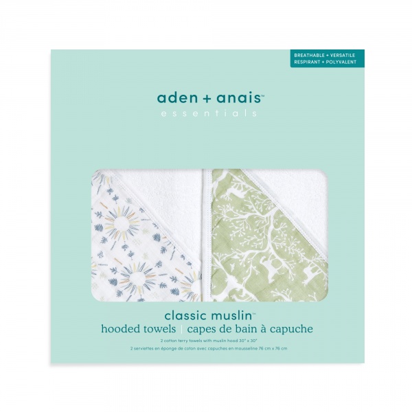 Lot de 2 capes de bain dusty Aden+anais essentials