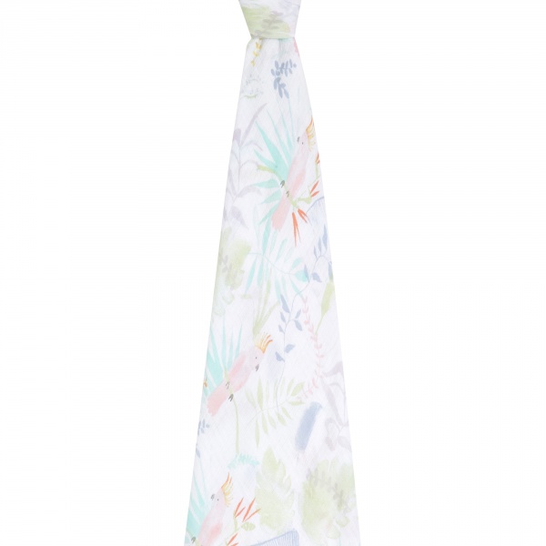 Maxi-lange en mousseline de coton natural history Aden+anais essentials