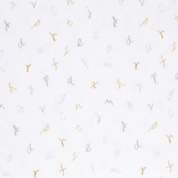 Lot de 4 maxi-langes alphabet et animaux Aden+anais essentials