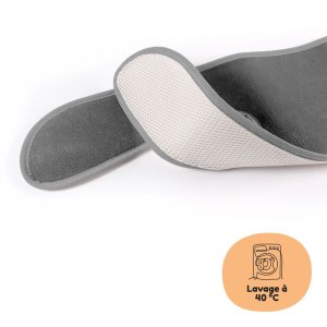 Housse confort air layer pour siège auto groupe 2/3 avec jambes anthracite Aeromoov
