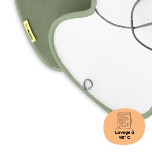 Housse confort air layer pour siège auto groupe 2/3 moss Aeromoov