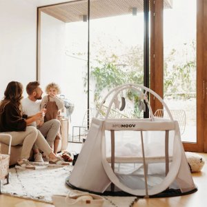 Lit de voyage instant blanc sable Aeromoov