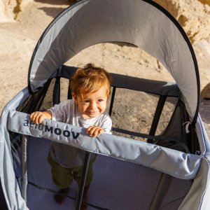 Lit de voyage instant grey rock Aeromoov