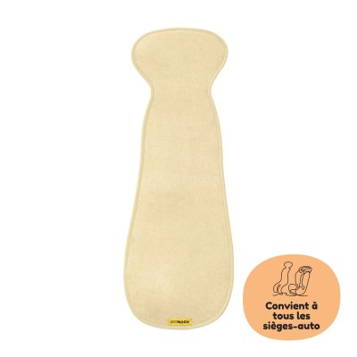 Housse confort air layer pour siège auto enfant vanilla