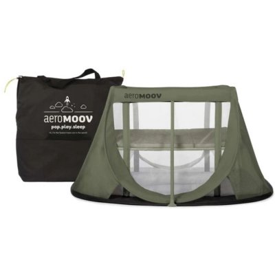 Lit de voyage instant green moss