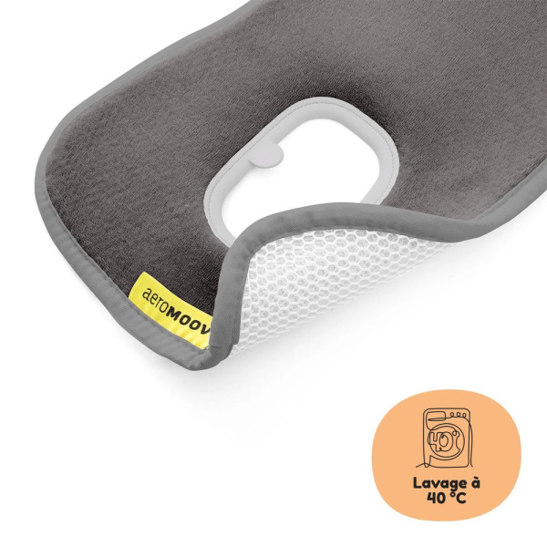 Housse confort air layer pour siège auto groupe 0 anthracite Aeromoov