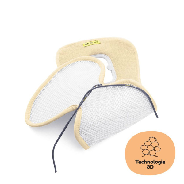 Housse confort air layer pour siège auto groupe 0 vanilla Aeromoov
