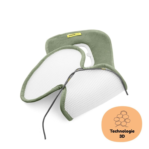 Housse confort air layer pour siège auto groupe 0 moss Aeromoov