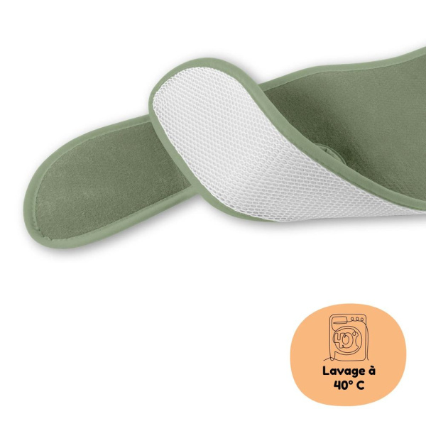 Housse confort air layer pour siège auto groupe 2/3 avec jambes moss Aeromoov
