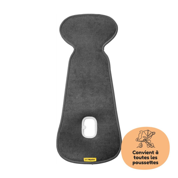 Housse confort air layer pour poussette anthracite Aeromoov