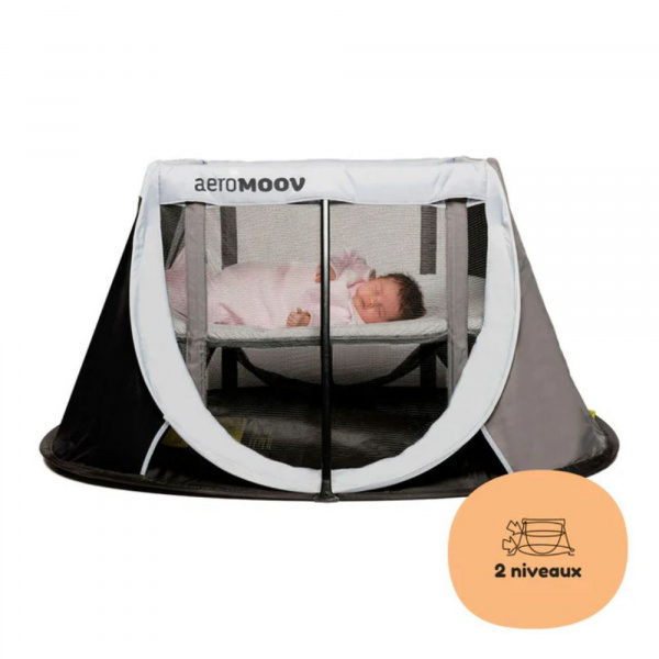 Lit de voyage instant grey rock Aeromoov