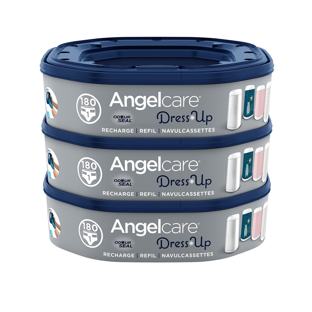 Lot de 6 recharges pour poubelle à couches angelcare de Angelcare sur  allobébé