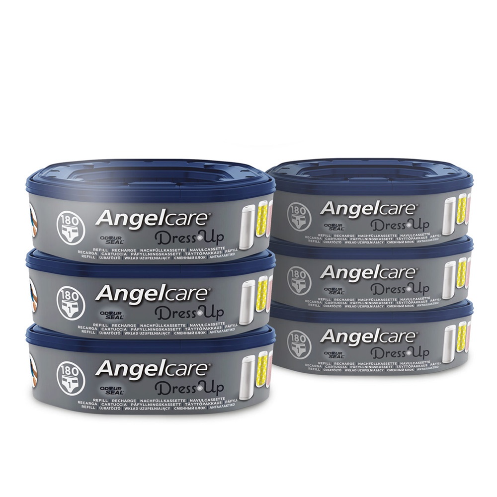 Lot de 6 recharges pour poubelle à couches angelcare de Angelcare sur  allobébé