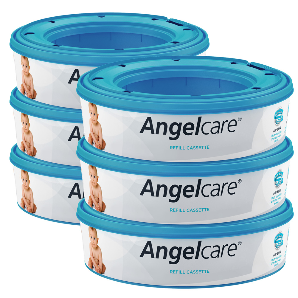 Lot de 6 recharges pour poubelle à couches angelcare de Angelcare sur  allobébé