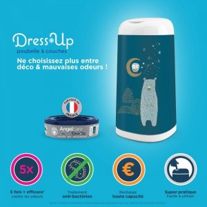 Starter pack poubelle à couches Angelcare