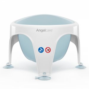 Anneau de bain bébé blanc/bleu Angelcare
