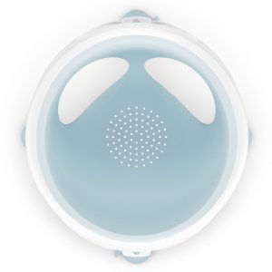 Anneau de bain bébé blanc/bleu Angelcare