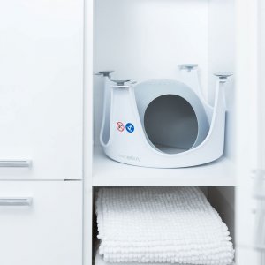 Anneau de bain bébé blanc/rose Angelcare