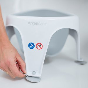 Anneau de bain bébé blanc/gris Angelcare