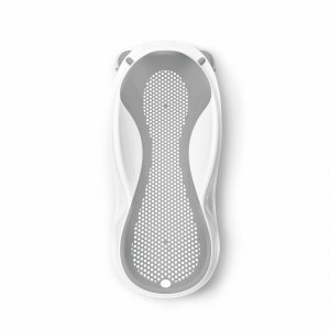 Transat de bain fit gris et anneau de bain gris Angelcare