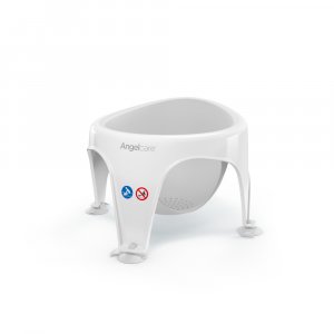 Transat de bain fit gris et anneau de bain gris Angelcare