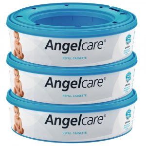 Lot de 3 recharges pour poubelle à couches angelcare Angelcare
