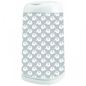 Habillage poubelle dress up elephant gris Angelcare