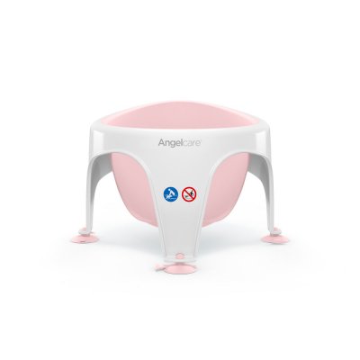 Anneau de bain bébé blanc/rose