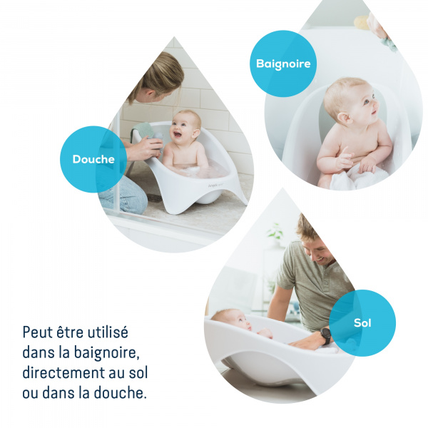 Baignoire bébé évolutive 2 en 1 Angelcare