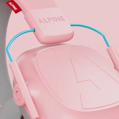 Casque anti bruit enfant muffy rose