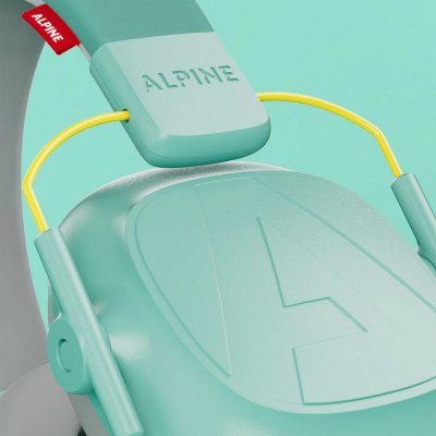 Casque anti bruit enfant muffy menthe