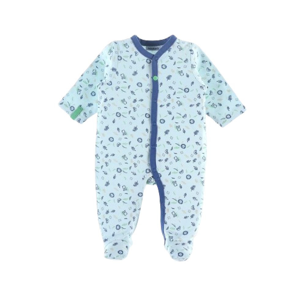 Pyjama en jersey imprim bleu 1 mois de Noukies sur allob b