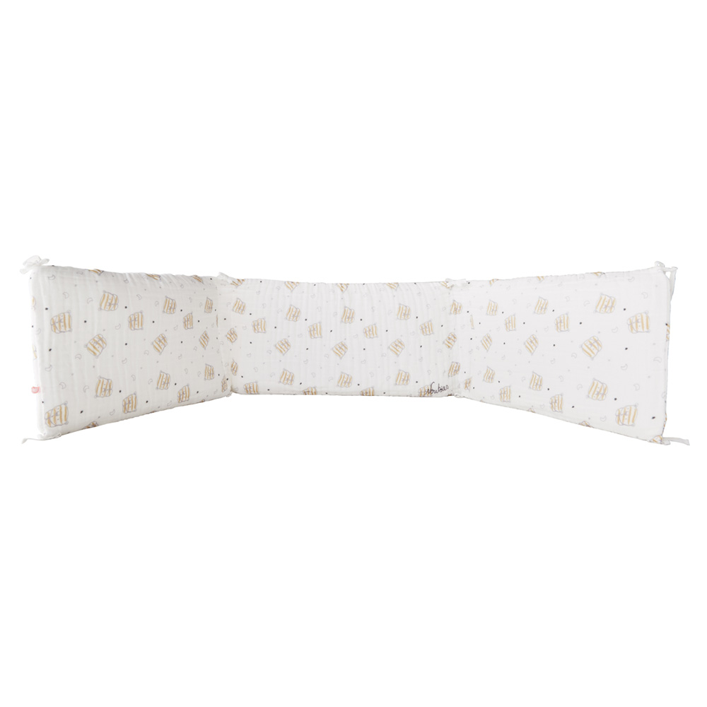 Tour De Lit Respirant Tigre Mousseline Bio De Noukies Sur Allobebe