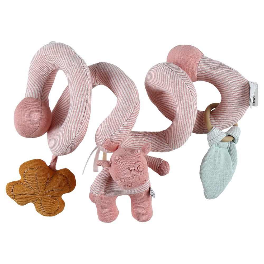 Jouet De Lit Bebe Spirale D Activites Coton Bio Lola Rose De Noukies Sur Allobebe