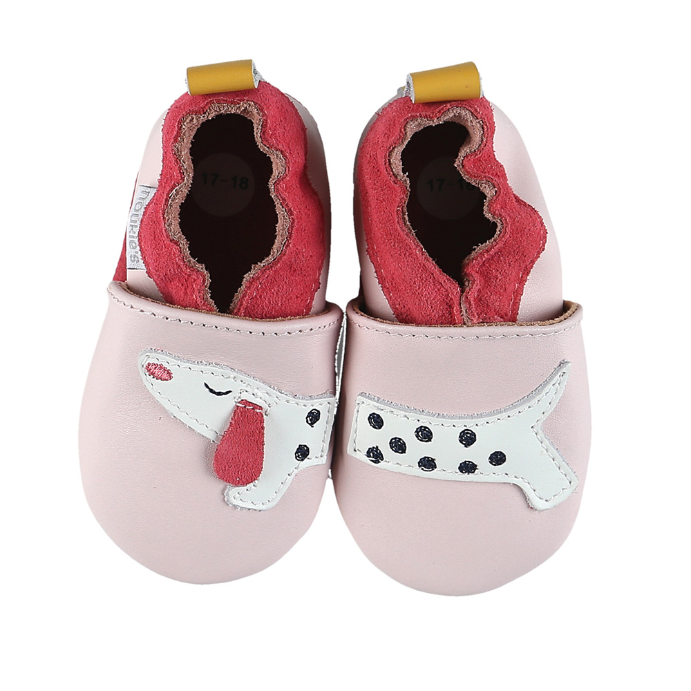 chaussons cuir noukies