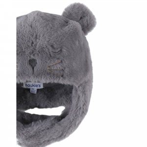 Chapka 0-6 mois groloudoux grise Noukies