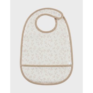 Lot de 3 bavoirs imperméables et poche récupératrice brindilles Noukies