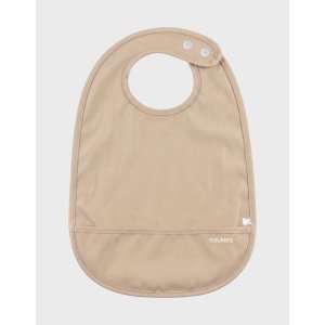 Lot de 3 bavoirs imperméables et poche récupératrice brindilles Noukies