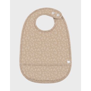 Lot de 3 bavoirs imperméables et poche récupératrice brindilles Noukies