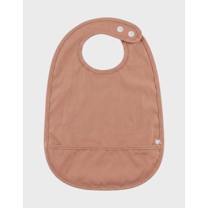 Lot de 3 bavoirs imperméables et poche récupératrice coeurs Noukies