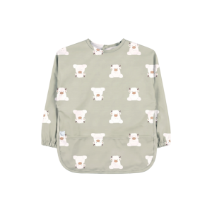 Bavoir imperméable à manches et poche récupératrice fluffy 6m+ Noukies
