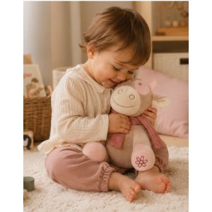 Peluche lola 40 cm avec pochon cadeau Noukies