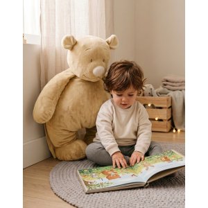 Grande peluche nouky 80 cm avec pochon cadeau Noukies